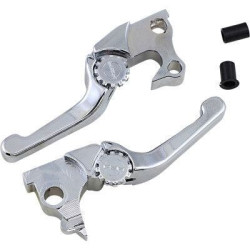 PartzBiz HD DS06102166 - EPC Great Price. Free Shipping. PSR 12-01655-20 Chrome Anthem Shorty Lever Set Pair Harley Sportster XL 14-20