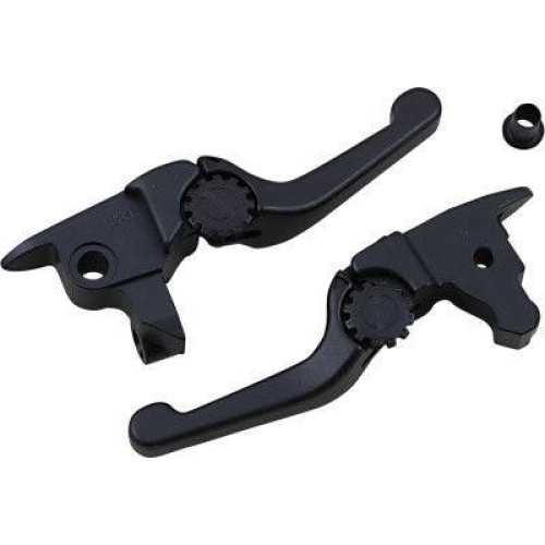 PartzBiz HD: 4406318-EPC Great Price. Free Shipping. PSR 12-01658-22 Black Anthem Shorty Lever Set Pair Harley FLHT/X CVO 11-12