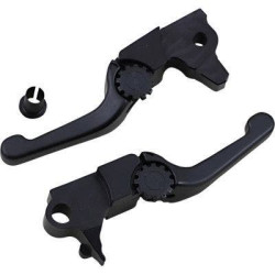 PartzBiz HD DS06102177 - EPC Great Price. Free Shipping. PSR 12-01662-22 Black Anthem Shorty Lever Set Pair Harley Trike 17-18