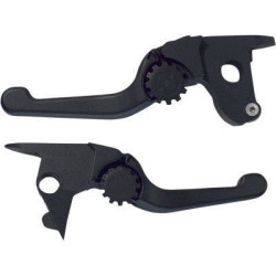 PartzBiz HD DS06102181 - EPC Great Price. Free Shipping. PSR 12-01664-22 Black Anthem Shorty Lever Set Pair Harley FLSS FLSTFBS 2016
