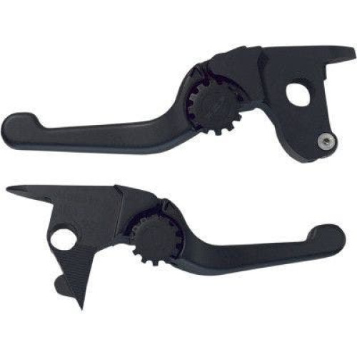 PartzBiz HD: 4406283-EPC Great Price. Free Shipping. PSR 12-01664-22 Black Anthem Shorty Lever Set Pair Harley FLSS FLSTFBS 2016
