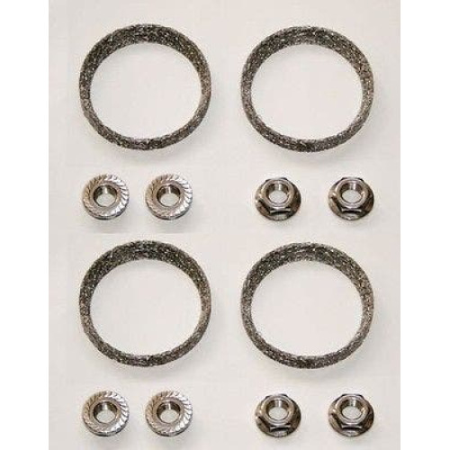PartzBiz HD: 4406247-Qty 2 Sets New Exhaust Crush Gaskets & Serrated Nuts for Harley Models 65324-83A PartzBiz HD: 4406247-Qty 2 Sets New Exhaust Crush Gaskets & Serrated Nuts for Harley Models 65324-83A