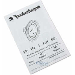 PartzBiz HD RF-R1S4-12 - Rockford Fosgate R1S4-12 Prime R1 12" 300 Watt 4-Ohm SVC Car Audio Subwoofer Sub | R1S4-12 PartzBiz HD RF-R1S4-12 - Rockford Fosgate R1S4-12 Prime R1 12" 300 Watt 4-Ohm SVC Car Audio Subwoofer Sub | R1S4-12