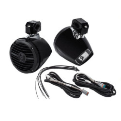 PartzBiz HD RF-X317-REAR - Rockford Fosgate X317-REAR 6.5" Prime Stereo Speakers 17-19 Can-Am Maverick X3 sound system radio stereo marine loud speaker turbo r Side by side utv power punch prime total complete kit 