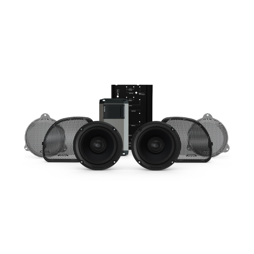 PartzBiz HD: 4404898-Rockford Gen 3 Stage 2 800W Amp 2 Speaker Radio Audio Kit Harley  FLH 14-Up