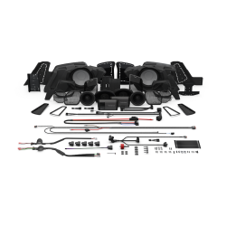 PartzBiz HD RF-HD14-STG5 - Rockford Gen 3 Stage 5 1600W Amp 6 Speaker Radio Audio Kit Harley FLH FLTR 14-22