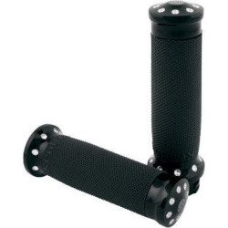 PartzBiz HD PM0063-2022-BM - Roland Sands Design RSD Black Contrast Tracker ปลอกแฮนด์ Billet Harley TBW | 0063-2022-บีเอ็ม
