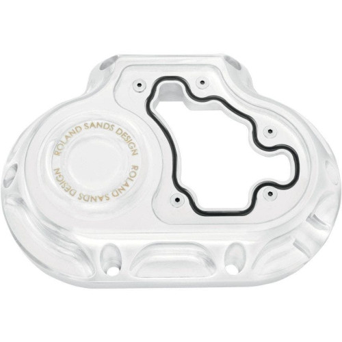 PartzBiz HD: 4404862-Roland Sands Clarity Cable 6-Speed Transmission Side Cover Harley 07-14 Chrome | 0177-2022-CH