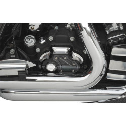 PartzBiz HD PM0177-2022-BM - Roland Sands Clarity Cable 6-Speed Transmission Side Cover Harley 07-14 Contrast | 0177-2022-BM