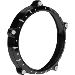 PartzBiz HD DS20010793 - Roland Sands Contrast Cut Chrono Headlight Bezel สำหรับ Harley-Davidson | 0207-2008CRN-BM| วงจรประสิทธิภาพตะวันออก