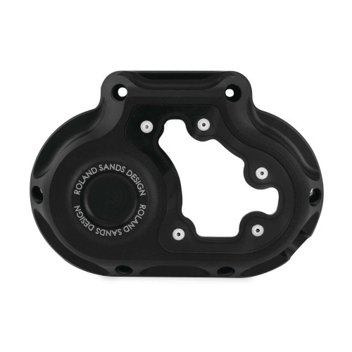 PartzBiz HD: 4404871-Roland Sands Design Black Ops Clarity 6 Speed Cable Clutch Cover Softail '18-Up 2018 2019 Harley-Davidson Milwaukee-Eight Softail fat boy bob slim heritage classic  6 speed