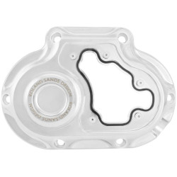 PartzBiz HD PM0177-2074-CH - Roland Sands Design Chrome Clarity 6 Speed Cable Clutch Cover Softail '18+ 2018 2019 Harley-Davidson Milwaukee-Eight Softail fat boy bob slim heritage classic  6 speed