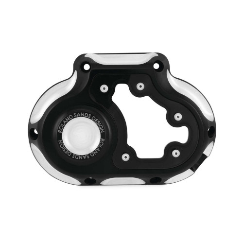 PartzBiz HD: 4404874-Roland Sands Design Contrast Cut RSD Clarity Harley Clutch Cover M8 Softail '18+ 2018 2019 Harley-Davidson Milwaukee-Eight Softail fat boy bob slim heritage classic  6 speed