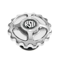 PartzBiz HD PM0210-2006-CH - Roland Sands Design Gas Fuel Cap Gear Drive Chrome Harley Big Twin 96-20