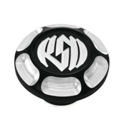 PartzBiz HD PM0210-2054-BM - Roland Sands Design Gas Fuel Cap Vintage Contrast Harley Big Twin 96-20