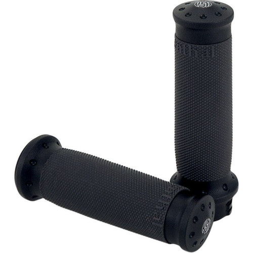PartzBiz HD: 4404814-Roland Sands Design RSD Black Ops Tracker Billet Hand Grips Harley TBW 08-17 | 0063-2022-SMB