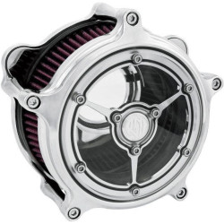 PartzBiz HD PM0206-2059-CH - Roland Sands Design RSD Chrome Clarity เครื่องฟอกอากาศ Harley 93-16 Big Twin | 0206-2059-ช