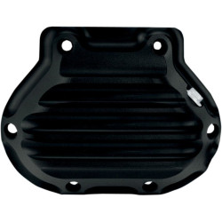 PartzBiz HD PM0177-2032-SMB - Roland Sands Nostalgia Cable 5-Speed Transmission Side Cover Harley Black Ops | 0177-2032-SMB