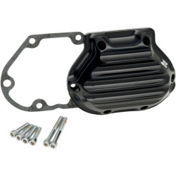 PartzBiz HD PM0177-2032-B - Roland Sands Nostalgia Cable 5-Speed Transmission Side Cover Harley Gloss Black | 0177-2032-B