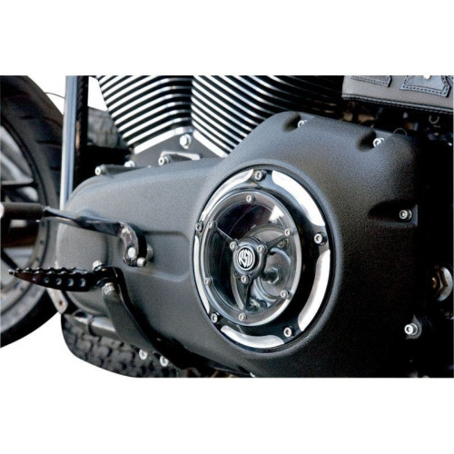 PartzBiz HD: 4404832-Roland Sands RSD Black Contrast Cut Clarity 5 Hole Derby Cover Harley T/C 99-14 | 0177-2007-BM PartzBiz HD: 4404832-Roland Sands RSD Black Contrast Cut Clarity 5 Hole Derby Cover Harley T/C 99-14 | 0177-2007-BM