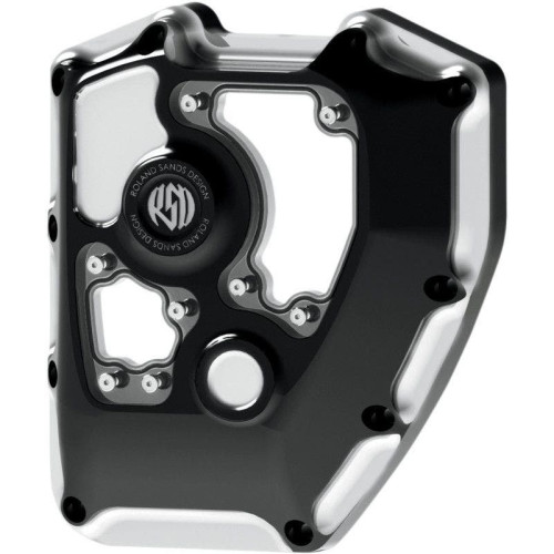 PartzBiz HD: 4404793-Roland Sands RSD Black Contrast Cut Clarity Cam Timing Covers Harley FL 01-15 | 0177-2005-BM