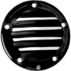 PartzBiz HD PM0177-2013-BH - Roland Sands RSD Black Contrast Cut Nostalgia Ignition Cover Harley Twin Cam | 0177-2013-BH