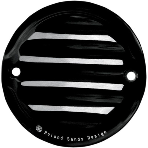 PartzBiz HD: 4404803-Roland Sands RSD Black Contrast Nostalgia Points ครอบ Harley Big Twin & XL | 0177-2012-BH