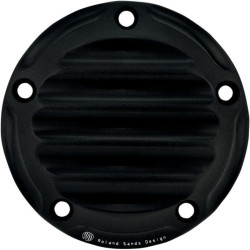 PartzBiz HD PM0177-2013-SMB - Roland Sands RSD Black Ops Nostalgia Ignition Cover Harley Twin Cam 99-15 | 0177-2013-SMB