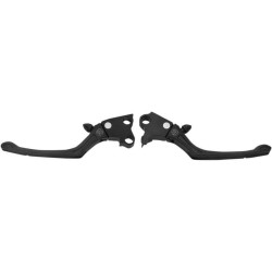 PartzBiz HD PM0062-4018-SMB - Roland Sands RSD Black Ops Regulator Adjustable Hand Levers Harley XL 14-15 | 0062-4018-SMB
