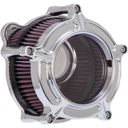 PartzBiz HD PM0206-2127-CH - Roland Sands RSD Chrome Clarion Stage 1 เครื่องฟอกอากาศ Harley 91-19 XL CV EFI | 0206-2127-ช