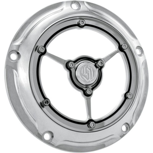 PartzBiz HD: 4404753-Roland Sands RSD Chrome Clarity 5 Hole Derby Cover Harley Big Twin 99-14 | 0177-2007-CH PartzBiz HD: 4404753-Roland Sands RSD Chrome Clarity 5 Hole Derby Cover Harley Big Twin 99-14 | 0177-2007-CH