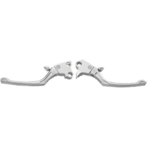 PartzBiz HD: 4404763-Roland Sands RSD Chrome Regulator Adjustable Hand Levers Harley XL 14-15 | 0062-4018-CH