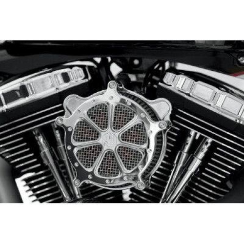 PartzBiz HD: 4404764-Roland Sands RSD Chrome Speed 7 Venturi เครื่องฟอกอากาศ 08-17 Harley FLH/T & Softail PartzBiz HD: 4404764-Roland Sands RSD Chrome Speed 7 Venturi เครื่องฟอกอากาศ 08-17 Harley FLH/T & Softail