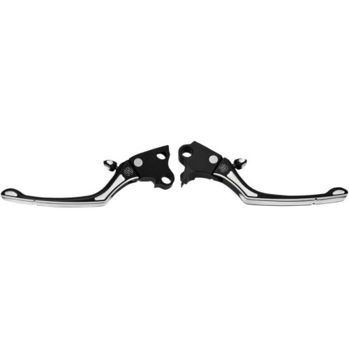PartzBiz HD: 4404737-Roland Sands RSD Contrast Cut Regulator Adjustable Hand Levers Harley FLHT 14-15 | 0062-4013-BM