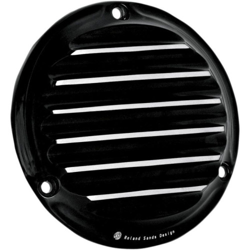 PartzBiz HD: 4404744-Roland Sands RSD Nostalgia 3 Hole Black Contrast Cut Derby Cover Harley EVO 84-98 | 0177-2009-BH PartzBiz HD: 4404744-Roland Sands RSD Nostalgia 3 Hole Black Contrast Cut Derby Cover Harley EVO 84-98 | 0177-2009-BH