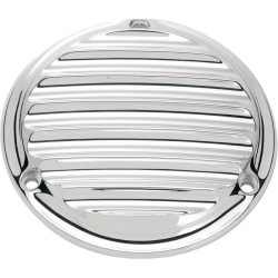 PartzBiz HD PM0177-2009-CH - Roland Sands RSD Nostalgia 3 Hole Chrome Derby Cover Harley EVO Big Twin 84-98 | 0177-2009-CH