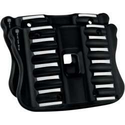 PartzBiz HD PM0177-2023-BH - Roland Sands RSD Nostalgia Black Contrast Cut Rocker Box Covers Harley XL 04-14 | 0177-2023-BH