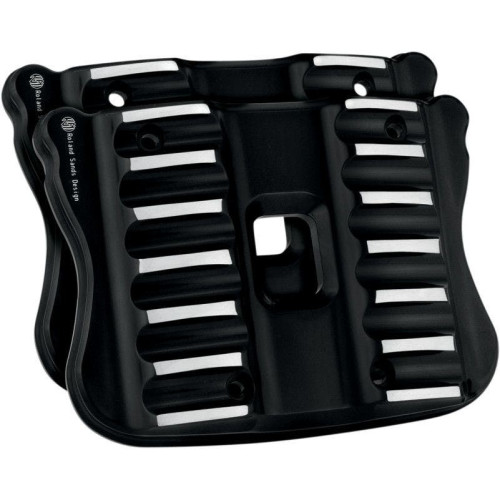 PartzBiz HD: 4404747-Roland Sands RSD Nostalgia Black Contrast Cut Rocker Box Covers Harley XL 04-14 | 0177-2023-BH PartzBiz HD: 4404747-Roland Sands RSD Nostalgia Black Contrast Cut Rocker Box Covers Harley XL 04-14 | 0177-2023-BH
