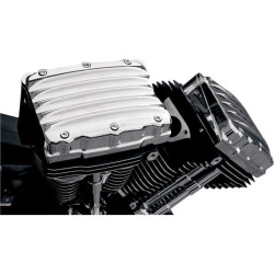 PartzBiz HD PM0177-2002-CH - Roland Sands RSD Nostalgia Chrome Rocker Box Covers for Harley Twin Cam 99-15 | 0177-2002-CH