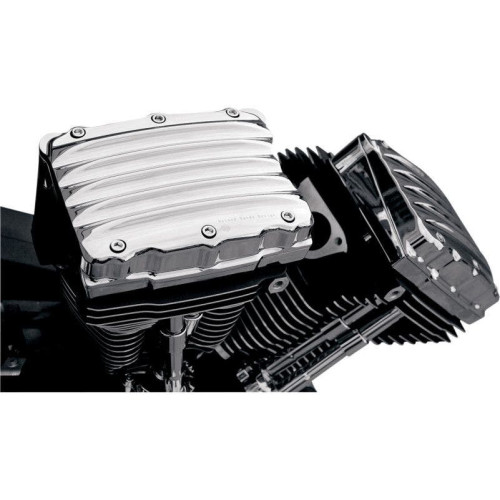 PartzBiz HD: 4404718-Roland Sands RSD Nostalgia Chrome Rocker Box Covers for Harley Twin Cam 99-15 | 0177-2002-CH