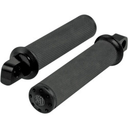 PartzBiz HD PM0035-1088-SMB - Roland Sands RSD Tracker หมุดเท้าติดชายตรงสำหรับ Harley - Black Ops - 0035-0088-SMB