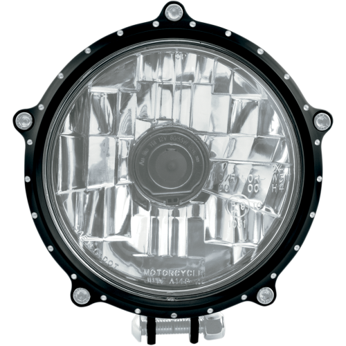 PartzBiz HD: 4404726-Roland Sands Tracker Contrast Cut 5 3/4” ชุดไฟหน้าสำหรับ Harley-Davidson | 02072006TRA-BM | วงจรประสิทธิภาพตะวันออก
