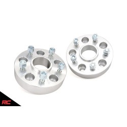PartzBiz HD RT-10085 - Rough Country 10085 2.0 ” 5x5 Wheel Spacers สำหรับ 18-Up Jeep Wrangler JL Gladiator JT 4X4 4wd 2wd 4 ประตู 2 ประตู sport sahara โมอับไม่จำกัด ยางล้อใหม่ที่ดีที่สุด ท่าทางกว้าง อัพเกรด 5x127