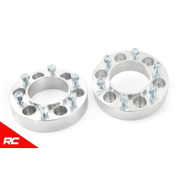 PartzBiz HD RT-10089 - Rough Country 10089 1.5” 5x5.5 Spacers ล้อ 2005-2019 Toyota Tacoma 4-Runner อัพเกรดใหม่ที่ดีที่สุด 2wd 4wd 4x4 offroad rims ยางท่าทางกว้าง