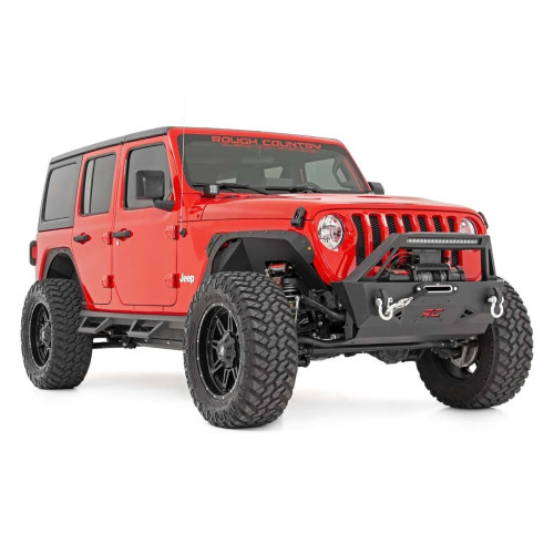 PartzBiz HD: 4404697-หยาบประเทศ 10539 เหล็ก Bolt-On Fender Delete Kit สำหรับ 2018-Up Jeep Wrangler JL 2DR 4DR 4X4 sport sahara moab ไม่จำกัด ใหม่ที่ดีที่สุด suspension อัพเกรดแรงกระแทกสปริง