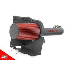 PartzBiz HD RT-10554 - Rough Country 10554 ชุดดูดอากาศเย็นสำหรับ 2007-2011 Jeep Wrangler JK 3.8L V6 Power Best New Engine Performance Fuel Economy HP Power Filter Induction Upgrade Replacement Rubicon Sahara Sport Unlimited Motor System