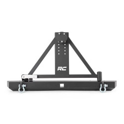 PartzBiz HD RT-10592A - หยาบประเทศ 10592A กันชนด้านหลังเต็มรูปแบบ W/ยางสำหรับ 87-06 JEEP Wrangler YJ TJ Heavy Duty อัพเกรด PartzBiz HD RT-10592A - หยาบประเทศ 10592A กันชนด้านหลังเต็มรูปแบบ W/ยางสำหรับ 87-06 JEEP Wrangler YJ TJ Heavy Duty อัพเกรด