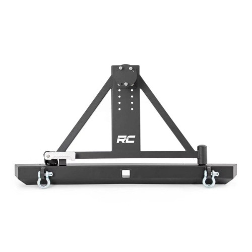 PartzBiz HD: 4404700-หยาบประเทศ 10592A กันชนด้านหลังเต็มรูปแบบ W/ยางสำหรับ 87-06 JEEP Wrangler YJ TJ Heavy Duty อัพเกรด