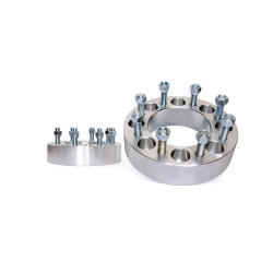 PartzBiz HD RT-1099 - Rough Country 1099 2 ” Wheel Spacer คู่ 1994-2011 Ram 2500 3500 8x6.5 9/16 ” Lug cummins Diesel slt Limited laramie rt rebel st sxt sport express hemi wide rim tyre stance