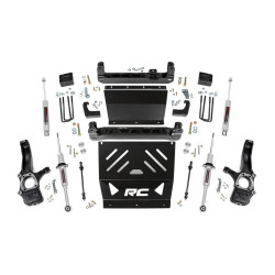 PartzBiz HD RT-24133 - Rough Country 24132 ชุดยก 6” พร้อมโช้ค N3 15-19 Chevy Colorado GMC Canyon อัพเกรดระบบกันสะเทือน 4WD ออฟโร้ด 4x4 ใหม่ที่ดีที่สุด